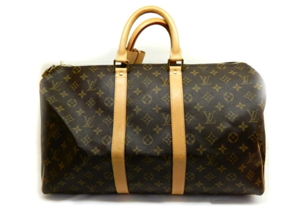 LOUIS VUITTON Keepall Boston Bag Monogram